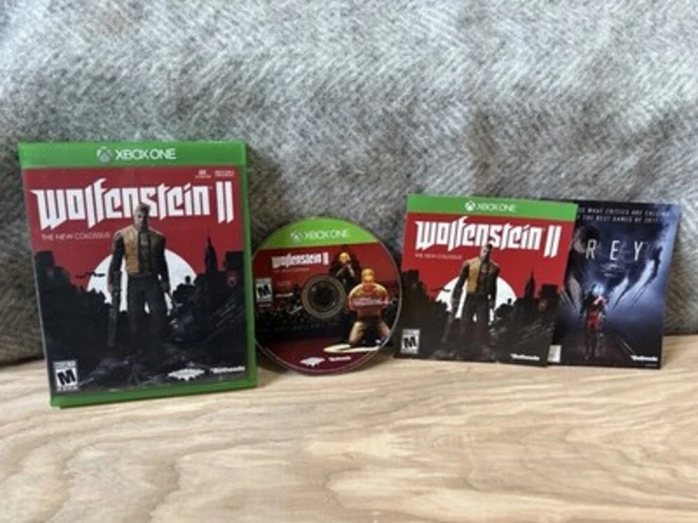 Wolfenstein II: The New Colossus Xbox One Bethesda Shooter 2017 Manual Included
